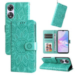 Custodia per telefono in pelle di girasole goffrata, For Huawei nova 10 SE, For Huawei nova 10, For Huawei nova 10 Pro, For OPPO A58 5G