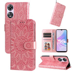 Custodia per telefono in pelle di girasole goffrata, For Huawei nova 10 SE, For Huawei nova 10, For Huawei nova 10 Pro, For OPPO A58 5G