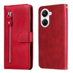 Custodia per telefono in pelle con cerniera in vitello, For Huawei nova 10 SE, For Huawei nova 10, For Huawei nova 10 Pro, For OPPO A58 5G