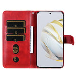 Custodia per telefono in pelle con cerniera in vitello, For Huawei nova 10 SE, For Huawei nova 10, For Huawei nova 10 Pro, For OPPO A58 5G