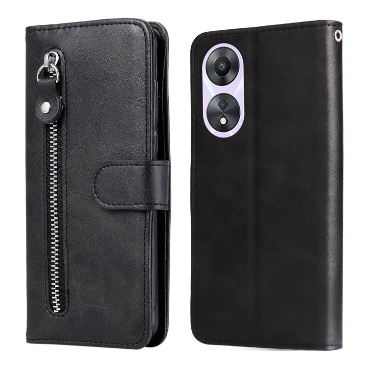 Custodia per telefono in pelle con cerniera in vitello, For Huawei nova 10 SE, For Huawei nova 10, For Huawei nova 10 Pro, For OPPO A58 5G