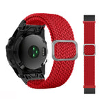 Cinturino elastico intrecciato in nylon regolabile, For Garmin Fenix 7X