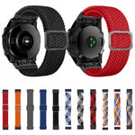 Cinturino elastico intrecciato in nylon regolabile, For Garmin Fenix 7X