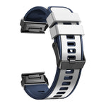 Cinturino in silicone bicolore a sgancio rapido da 26 mm, For Garmin Fenix 7X