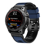 Cinturino in silicone bicolore a sgancio rapido da 26 mm, For Garmin Fenix 7X