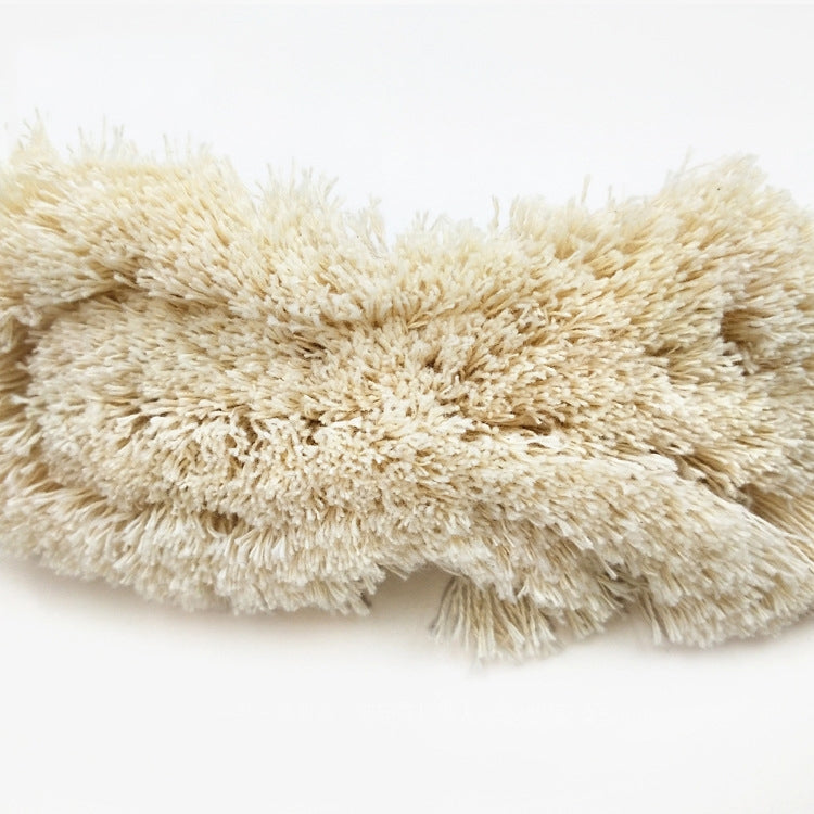 Nastro decorativo in pizzo nappa con filo di cotone beige da 25 m 4 cm per tende fai da te artigianali vestiti decorativi per la casa accessori per cucire
