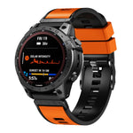 Cinturino in silicone bicolore a sgancio rapido da 22 mm, For Garmin Fenix 7