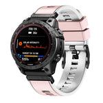 Cinturino in silicone bicolore a sgancio rapido da 22 mm, For Garmin Fenix 7