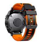Cinturino in silicone bicolore a sgancio rapido da 22 mm, For Garmin Fenix 7