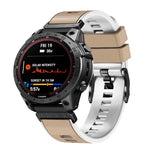 Cinturino in silicone bicolore a sgancio rapido da 22 mm, For Garmin Fenix 7