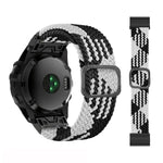Cinturino elastico intrecciato in nylon regolabile, For Garmin Fenix 7
