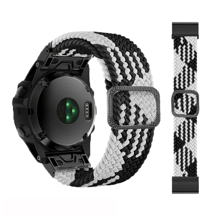 Cinturino elastico intrecciato in nylon regolabile, For Garmin Fenix 7