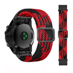 Cinturino elastico intrecciato in nylon regolabile, For Garmin Fenix 7