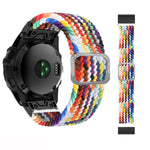 Cinturino elastico intrecciato in nylon regolabile, For Garmin Fenix 7