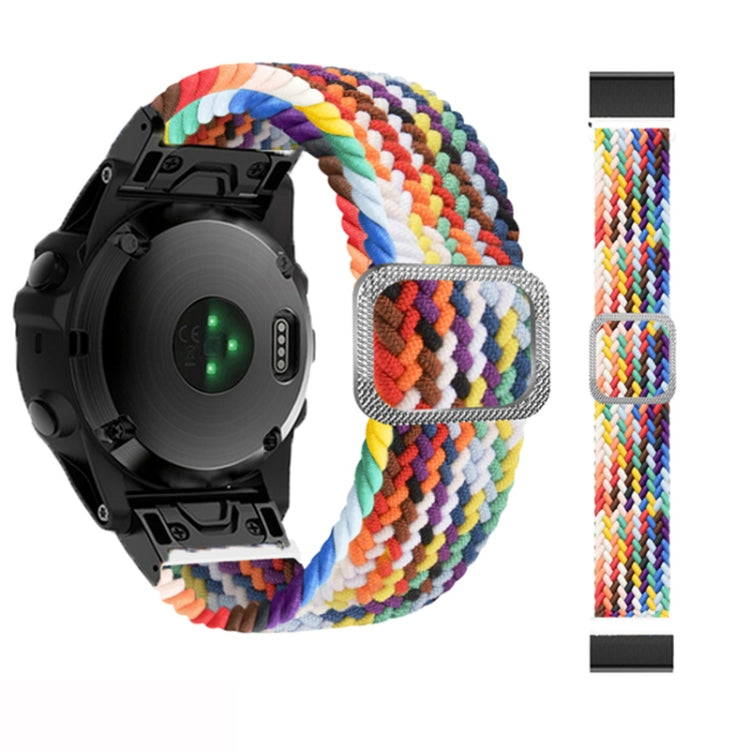 Cinturino elastico intrecciato in nylon regolabile, For Garmin Fenix 7