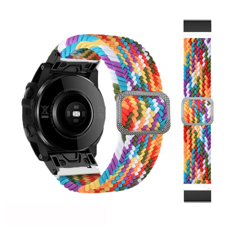 Cinturino elastico intrecciato in nylon regolabile, For Garmin Fenix 7