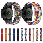 Cinturino elastico intrecciato in nylon regolabile, For Garmin Fenix 7