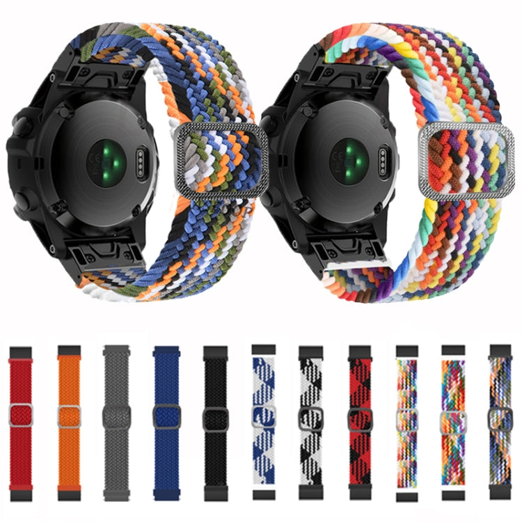 Cinturino elastico intrecciato in nylon regolabile, For Garmin Fenix 7