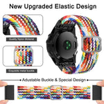 Cinturino elastico intrecciato in nylon regolabile, For Garmin Fenix 7
