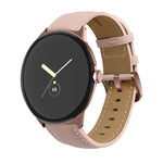 Cinturino per orologio in vera pelle con cuciture a punta, For Google Pixel Watch 4 / 3 / 2 / 1 41mm