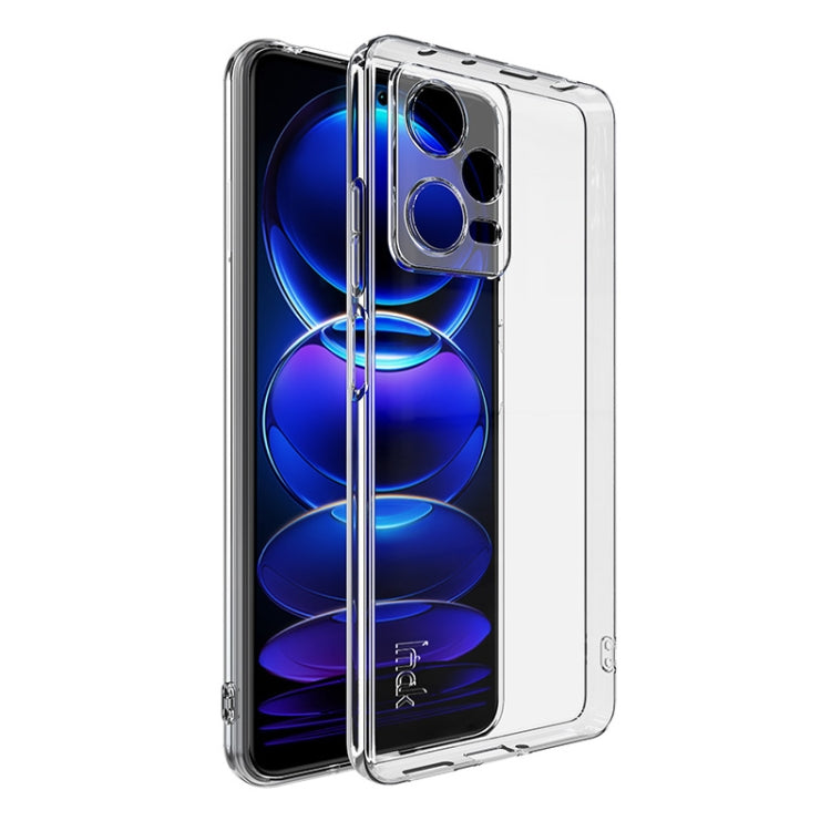 Custodia protettiva per telefono in TPU trasparente antiurto serie IMAK UX-5, For Xiaomi Redmi Note 12 China, For Xiaomi Redmi Note 12 Pro 5G India, For Xiaomi Redmi Note 12 Pro+ 5G India