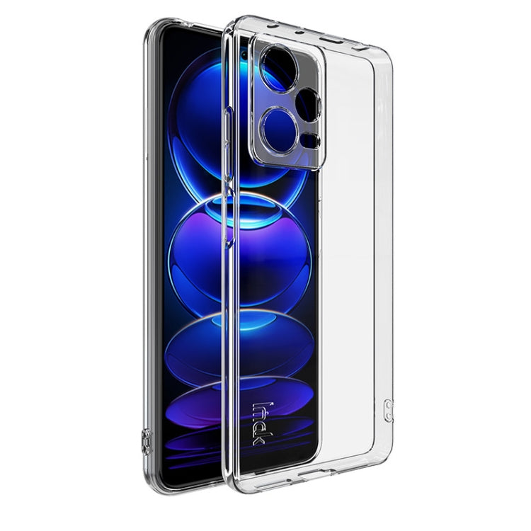 Custodia protettiva per telefono in TPU trasparente antiurto serie IMAK UX-5, For Xiaomi Redmi Note 12 China, For Xiaomi Redmi Note 12 Pro 5G India, For Xiaomi Redmi Note 12 Pro+ 5G India