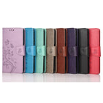 Custodia per telefono in pelle con motivo floreale a farfalla, For Samsung Galaxy A54 5G, For Nokia G60, For OPPO A17