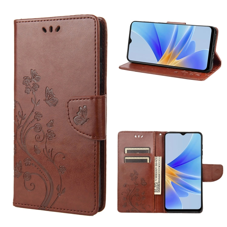 Custodia portafoglio in pelle con motivo farfalla per Samsung Gal