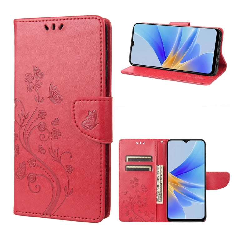 Custodia portafoglio in pelle con motivo farfalla per Samsung Gal