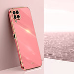 Custodia per telefono in TPU elettrolitico 6D con bordo dritto XINLI, For Samsung Galaxy Note10, For Samsung Galaxy M53 5G, For Samsung Galaxy M51