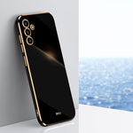 Custodia per telefono in TPU elettrolitico 6D con bordo dritto XINLI, For Samsung Galaxy A13 4G, For Samsung Galaxy A13 5G, For Samsung Galaxy A04 4G