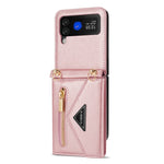 Custodia in pelle per telefono pieghevole con cerniera laterale N.BEKUS, For Samsung Galaxy Z Flip3 5G, For Samsung Galaxy Z Flip4
