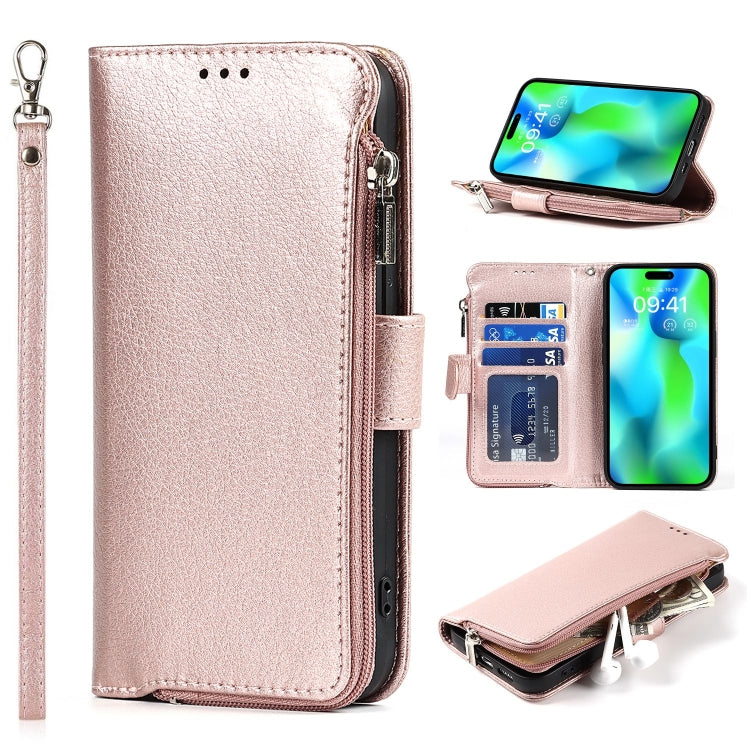 Custodia per telefono in pelle con cerniera in microfibra, For iPhone 14 Pro Max, For iPhone 14 Pro, For iPhone 14, For iPhone 14 Plus