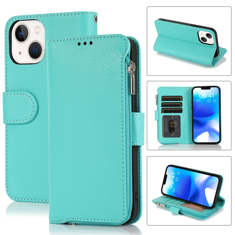 Custodia per telefono in pelle con cerniera in microfibra, For iPhone 14 Pro Max, For iPhone 14 Pro, For iPhone 14, For iPhone 14 Plus