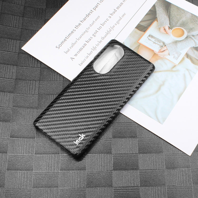 Custodia per telefono PU + PC in fibra di carbonio serie imak Ruiyi, For BlackBerry KEYone/DTEK70, For Honor 70 5G, For Xiaomi Poco C40, For Xiaomi 12T 5G/Redmi K50 Ultra 5G, For Nokia G11/G21, For Samsung Galaxy A04 4G, For Samsung Galaxy A23E