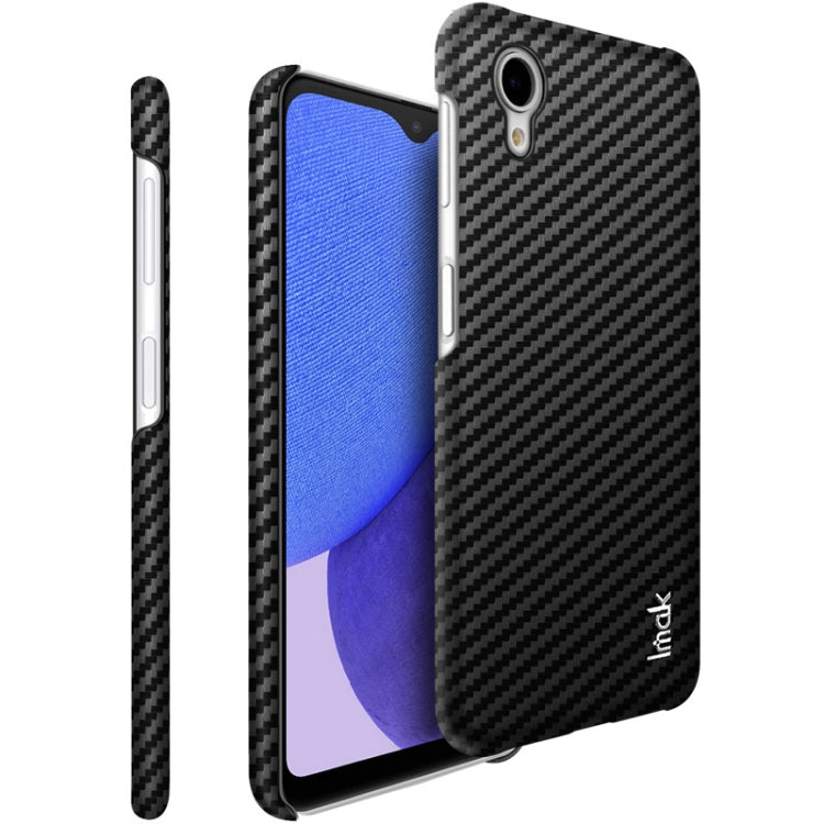 Custodia per telefono PU + PC in fibra di carbonio serie imak Ruiyi, For BlackBerry KEYone/DTEK70, For Honor 70 5G, For Xiaomi Poco C40, For Xiaomi 12T 5G/Redmi K50 Ultra 5G, For Nokia G11/G21, For Samsung Galaxy A04 4G, For Samsung Galaxy A23E