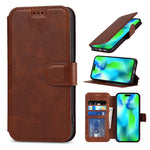 Custodia per telefono in pelle PU + TPU antiurto, For iPhone 14 Pro Max, For iPhone 14 Pro, For iPhone 14, For iPhone 14 Plus