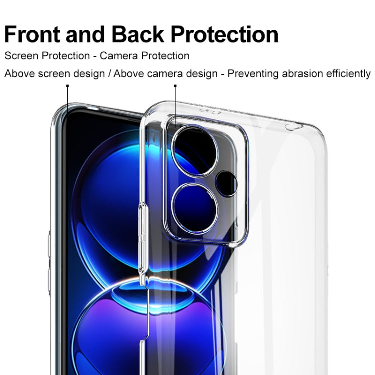 Imak Wing II Pro Series Custodia protettiva per telefono in cristallo resistente all'usura, For Xiaomi Redmi Note 12 China, For Xiaomi Redmi Note 12 Pro 5G China, For Xiaomi Redmi Note 12 Pro+ 5G India