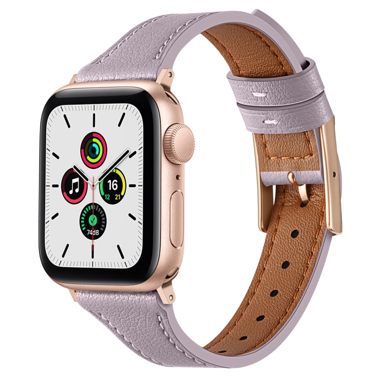Cinturino in vera pelle traspirante per Apple Watch, Series 8&7 45mm / SE 2&6&SE&5&4 44mm / 3&2&1 42mm, Series 8&7 41mm / SE 2&6&SE&5&4 40mm / 3&2&1 38mm