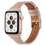 Cinturino in vera pelle traspirante per Apple Watch, Series 8&7 45mm / SE 2&6&SE&5&4 44mm / 3&2&1 42mm, Series 8&7 41mm / SE 2&6&SE&5&4 40mm / 3&2&1 38mm