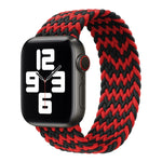 Cinturino intrecciato in nylon a giro singolo per Apple Watch Series 8&7 41mm / SE 2&6&SE&5&4 40mm / 3&2&1 38mm, For Apple Watch Series 8&7 41mm,135mm