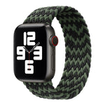 Cinturino intrecciato in nylon a giro singolo per Apple Watch Series 8&7 41mm / SE 2&6&SE&5&4 40mm / 3&2&1 38mm, For Apple Watch Series 8&7 41mm,135mm