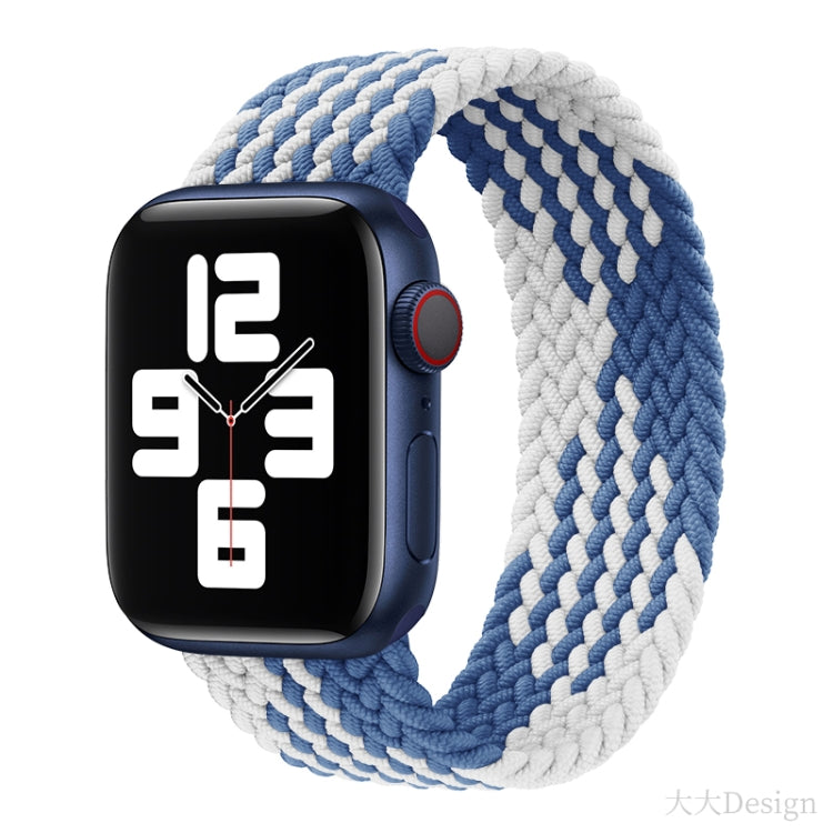 Cinturino intrecciato in nylon a giro singolo per Apple Watch Series 8&7 41mm / SE 2&6&SE&5&4 40mm / 3&2&1 38mm, For Apple Watch Series 8&7 41mm,135mm