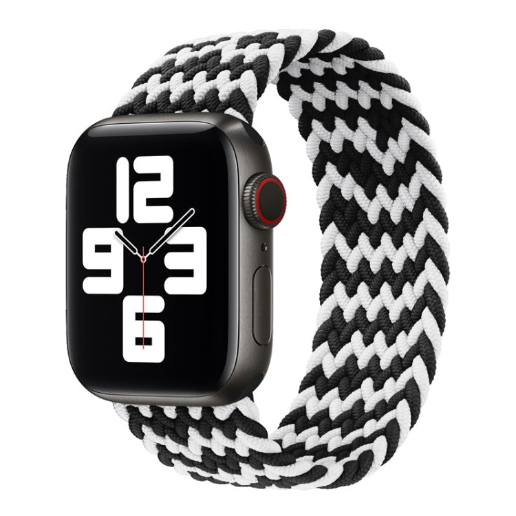 Cinturino intrecciato in nylon a giro singolo per Apple Watch Series 8&7 41mm / SE 2&6&SE&5&4 40mm / 3&2&1 38mm, For Apple Watch Series 8&7 41mm,145mm