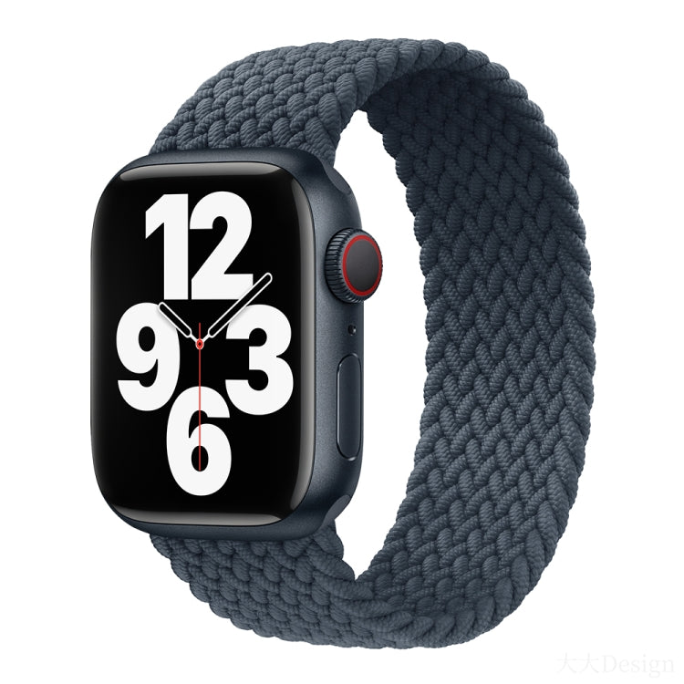 Cinturino intrecciato in nylon a giro singolo per Apple Watch Series 8&7 41mm / SE 2&6&SE&5&4 40mm / 3&2&1 38mm, For Apple Watch Series 8&7 41mm,145mm
