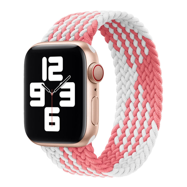 Cinturino intrecciato in nylon a giro singolo per Apple Watch Series 8&7 41mm / SE 2&6&SE&5&4 40mm / 3&2&1 38mm, For Apple Watch Series 8&7 41mm,145mm