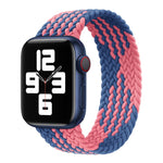 Cinturino intrecciato in nylon a giro singolo per Apple Watch Series 8&7 41mm / SE 2&6&SE&5&4 40mm / 3&2&1 38mm, For Apple Watch Series 8&7 41mm,145mm
