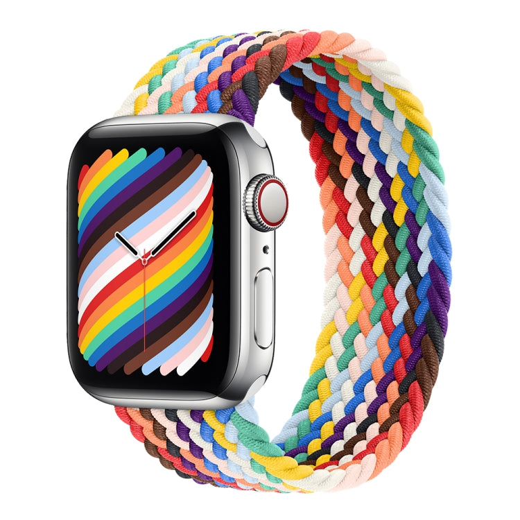 Cinturino intrecciato in nylon a giro singolo per Apple Watch Series 8&7 41mm / SE 2&6&SE&5&4 40mm / 3&2&1 38mm, For Apple Watch Series 8&7 41mm,145mm