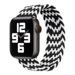 Cinturino intrecciato in nylon a giro singolo per Apple Watch Series 8&7 41mm / SE 2&6&SE&5&4 40mm / 3&2&1 38mm, For Apple Watch Series 8&7 41mm,155mm