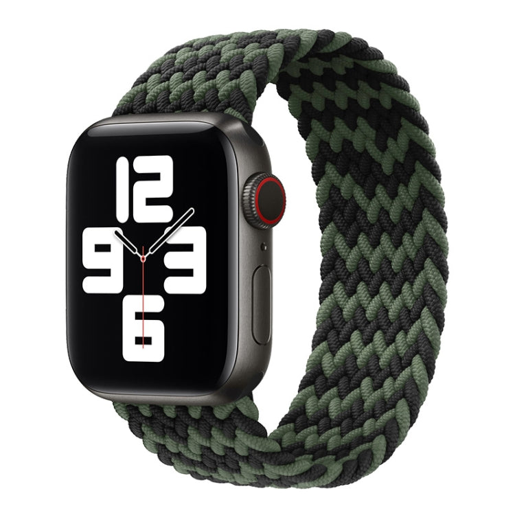 Cinturino intrecciato in nylon a giro singolo per Apple Watch Series 8&7 41mm / SE 2&6&SE&5&4 40mm / 3&2&1 38mm, For Apple Watch Series 8&7 41mm,155mm